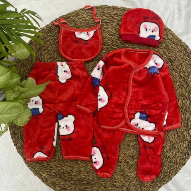 ست پنج تیکه بیمارستانی خارجی قرمز تدی