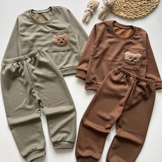 بلوز شلوار بیسکوییتی تدی