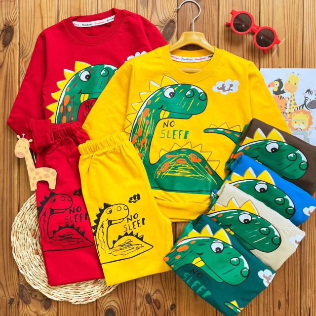 بلوز شلوار دورس دایناسور