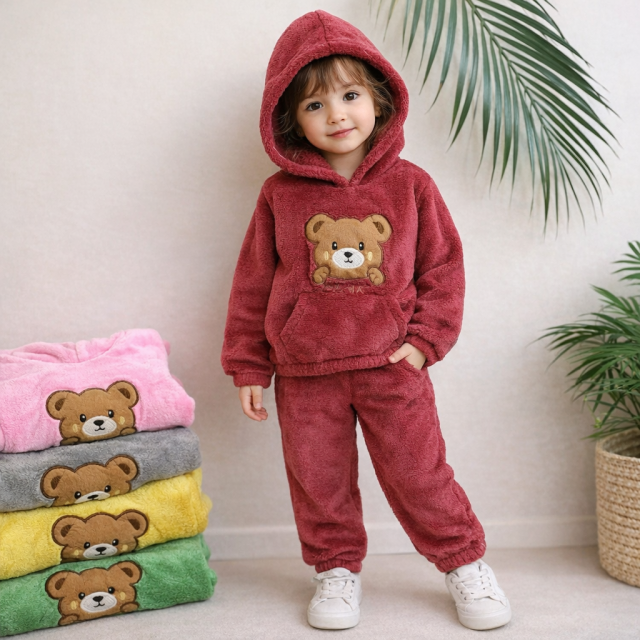 هودی شلوار حوله‌ای تدی