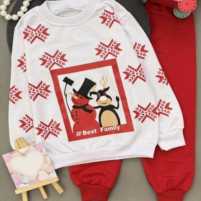 بلوز شلوار آدم برفی