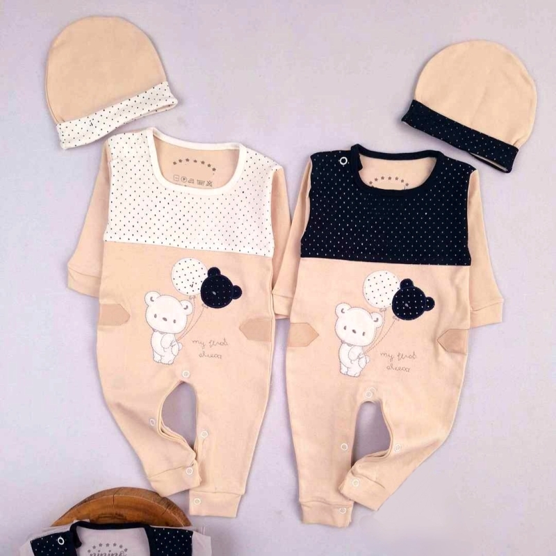 سرهمی کلاه بادکنک کرمی‌