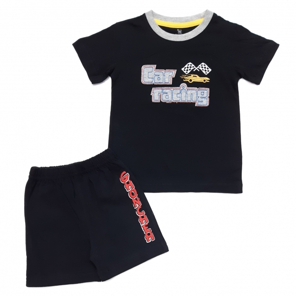 کوتاه شلوارک car racing مشکی مشکی