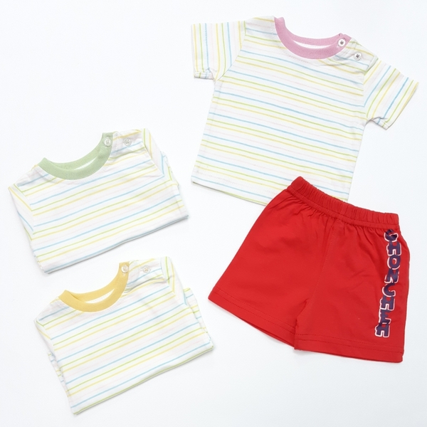 کوتاه شلوارک راه‌راه قرمز