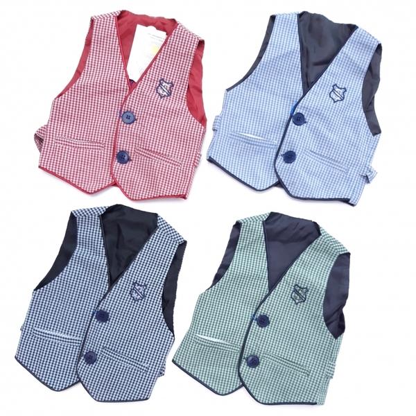 جلیقه مجلسی چهارخونه ریز