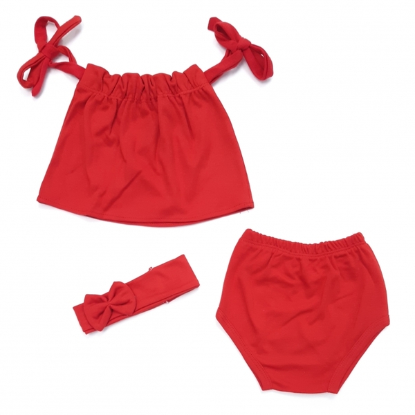 سه تیکه نیم تنه قرمز