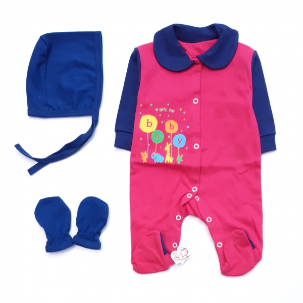 سرهمی کلاه دستکش سرخابی