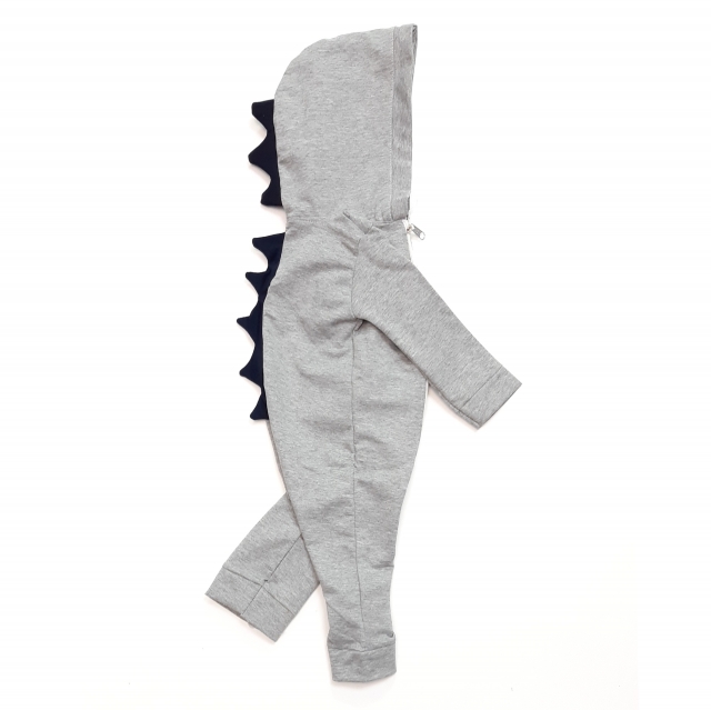 سرهمی طوسی‌پررنگ دایناسور سورمه‌ای