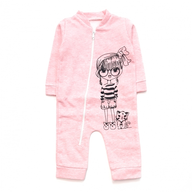 سرهمی دختر صورتی