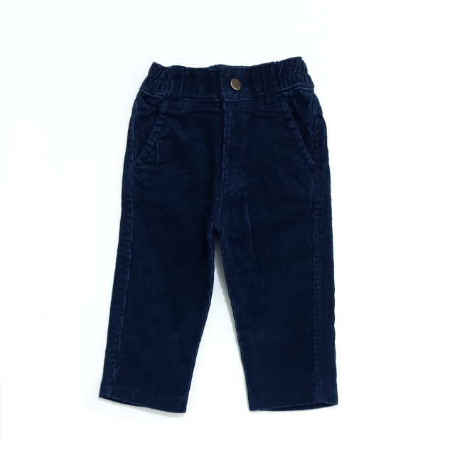 شلوار مخمل کبریتی سورمه‌ای