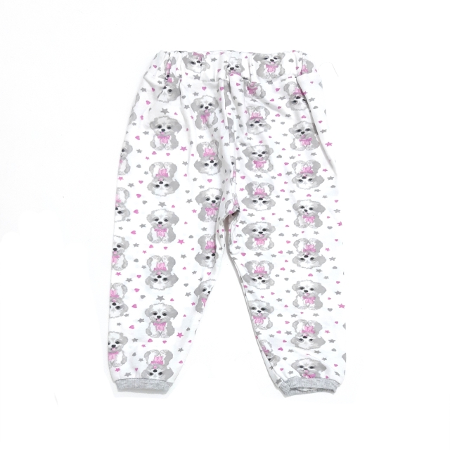 شلوار سفید سگ