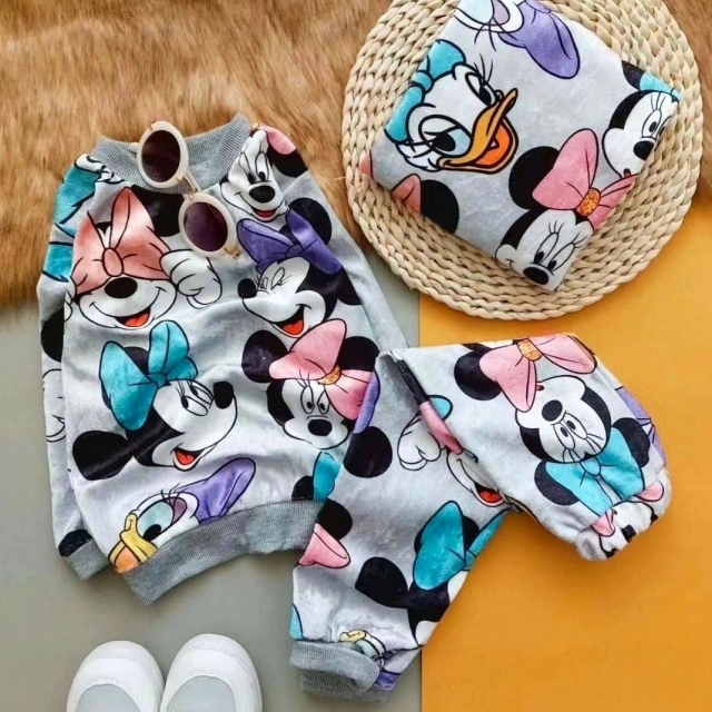 بلوز شلوار مخمل مینی‌موس