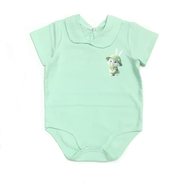 زیرکوتاه یقه ب‌ب سبز