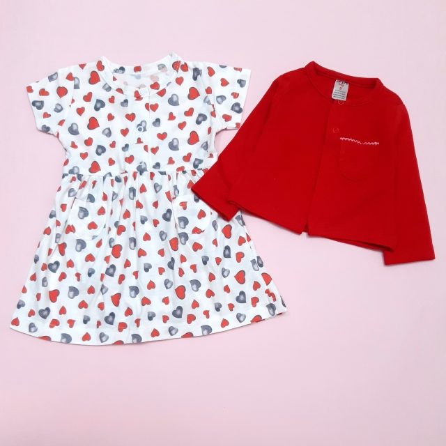 کت سارافون زیردکمه‌دار کارترز قلب قرمز