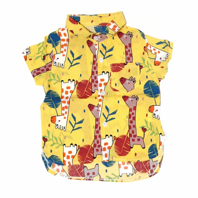پیراهن زرد زرافه