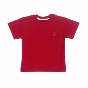 تیشرت P قرمز پررنگ