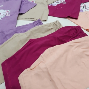 تیشرت کراپ شلوارک خرس‌عینکی