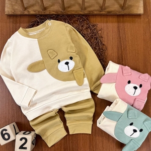 بلوز شلوار خرس گوشدار