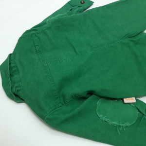 سرهمی خارجی کتان سبز