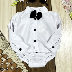 زیردکمه پاپیون مجلسی سفید