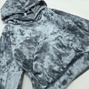 هودی شلوار مخمل طوسی