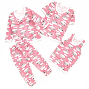 چهار تیکه ببعی صورتی