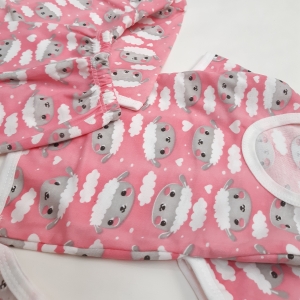 چهار تیکه ببعی صورتی