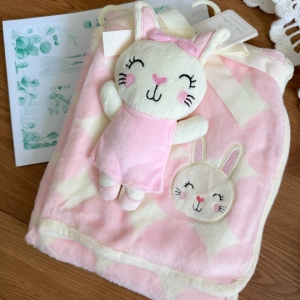 پتو و عروسک بیبی بلانکت خرگوش