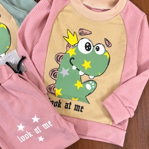 بلوز شلوار شکلاتی داینو