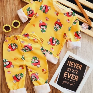 بلوز شلوار توکرک خارجی توت‌فرنگی