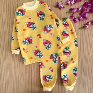 بلوز شلوار توکرک خارجی توت‌فرنگی