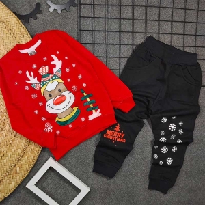 بلوز شلوار دورس گوزن کریسمسی