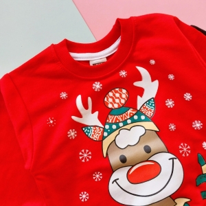 بلوز شلوار دورس گوزن کریسمسی