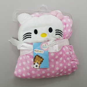 پتو کلاهدار کیتی خال‌خال