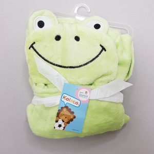 پتو کلاهدار قورباغه لبخند