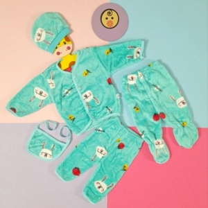 ست پنج تیکه بیمارستانی خارجی سبز خرگوش