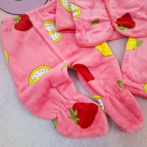 ست پنج تیکه بیمارستانی خارجی گلبهی توت‌فرنگی