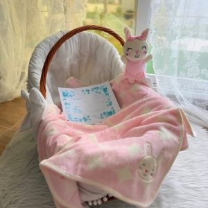 پتو و عروسک بیبی بلانکت خرگوش