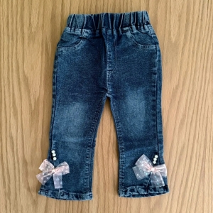 شلوار جین خارجی پاپیون قلب