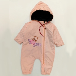 کاپشن سرهمی خرسی صورتی