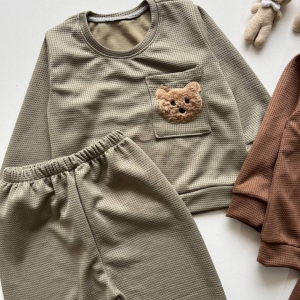 بلوز شلوار بیسکوییتی تدی