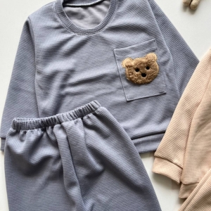 بلوز شلوار بیسکوییتی تدی