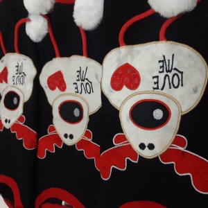 (معیوب)بلوز شلوار گوزن پوم‌پوم