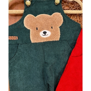 بیلر مخمل کبریتی تدی سبز