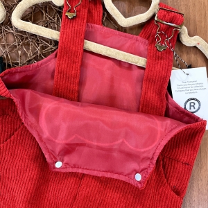 بیلر مخمل کبریتی تدی زرشکی