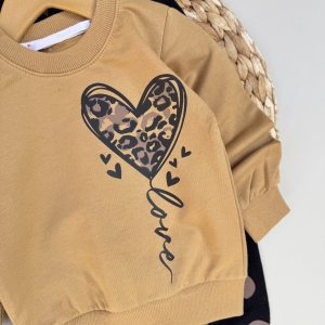 بلوز شلوار دورس قلب پلنگی