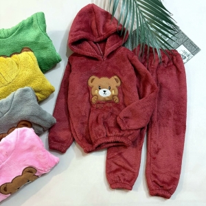 هودی شلوار حوله‌ای تدی