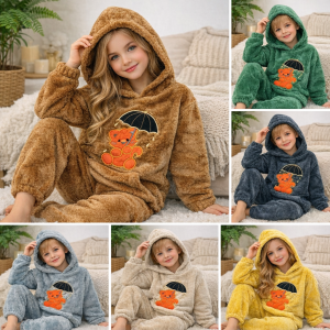 هودی شلوار حوله‌ای گربه