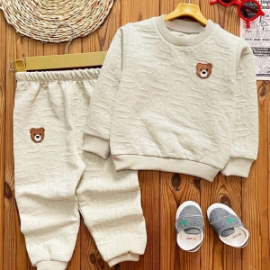 بلوز شلوار ژاکارد خرسی