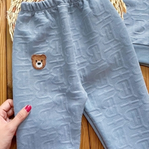 بلوز شلوار ژاکارد خرسی